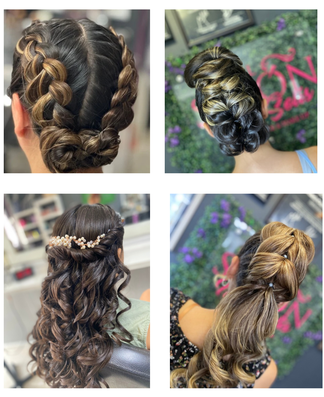 Peinados y recogidos para eventos